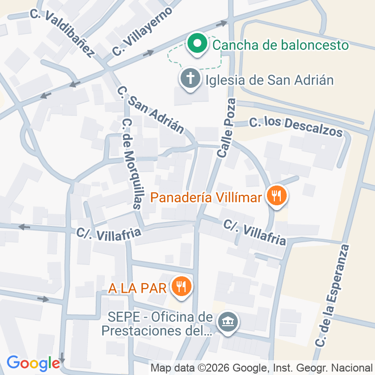 Código postal de Calle Pozo (villimar) en Villimar