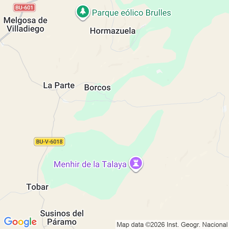 Código postal de Hormazas, las en Burgos