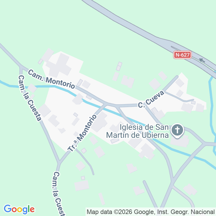 Código postal de San Martin de Ubierna en Burgos