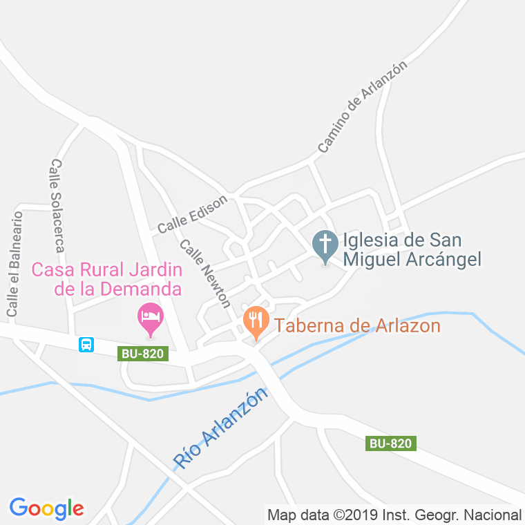 Código Postal de Arlanzon en Burgos