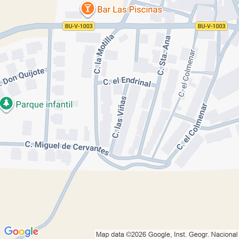Código postal de Calle las Viñas en San Mames de Burgos