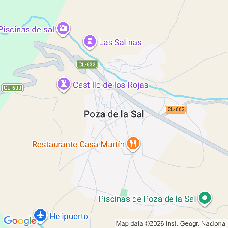 Código postal de Calle la Hillera en Poza de la Sal