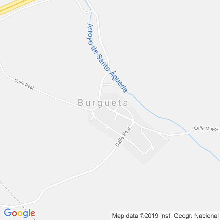 Código postal de Burgueta en Burgos