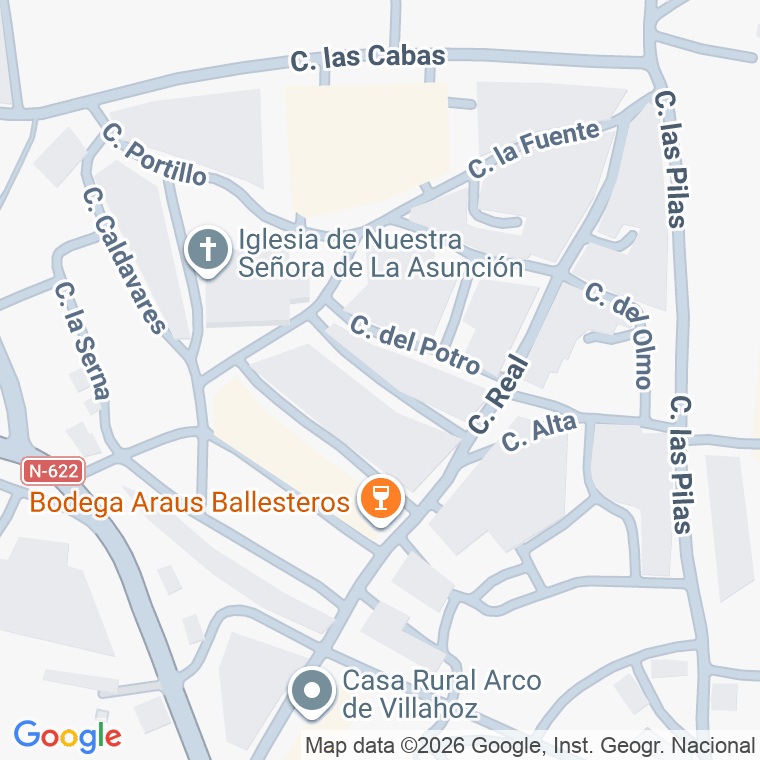 Código postal de Calle Herreros en Santa Maria del Campo