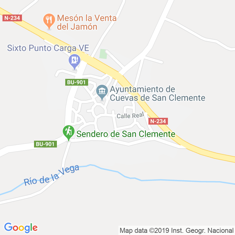 Código Postal de Cuevas De San Clemente en Burgos