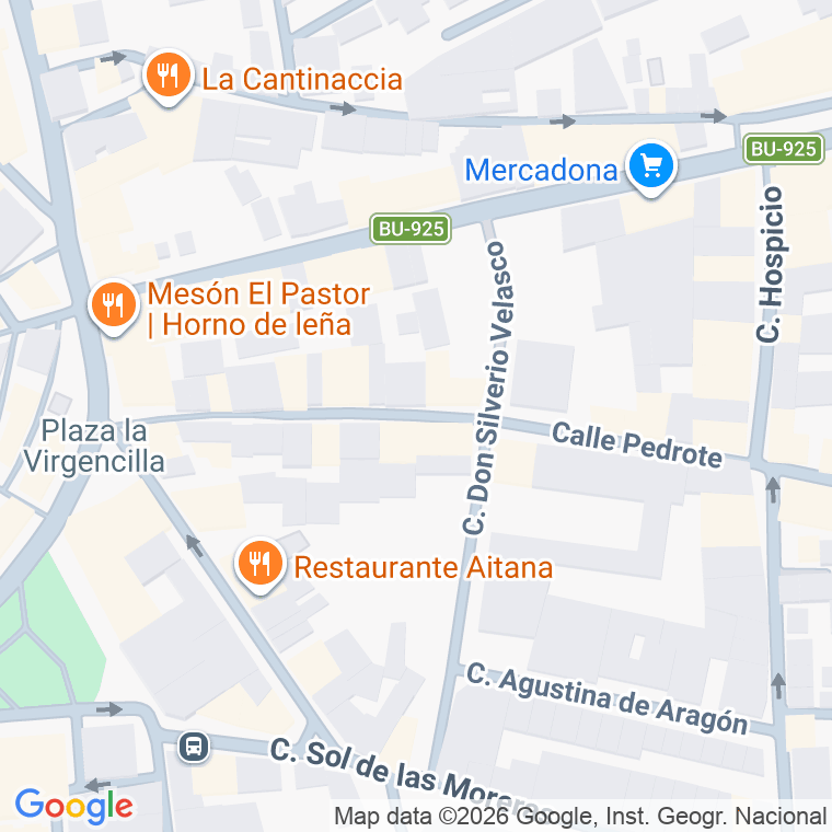 Código postal de Calle Pedrote en Aranda de Duero