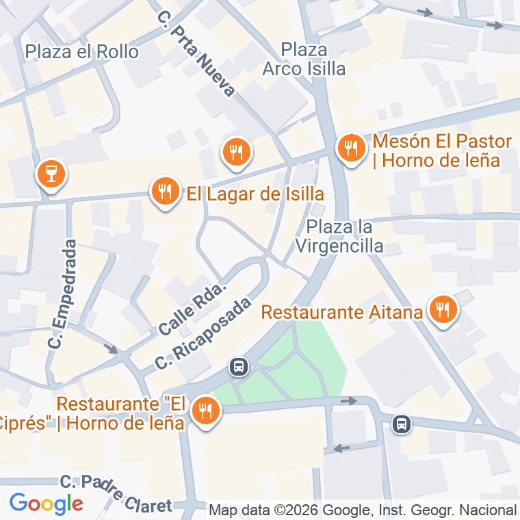 Código postal de Calle Ricaposada en Aranda de Duero