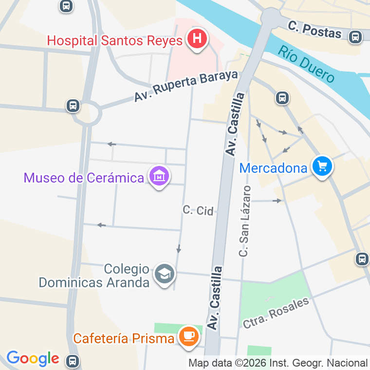 Código postal de Calle Santo Domingo en Aranda de Duero
