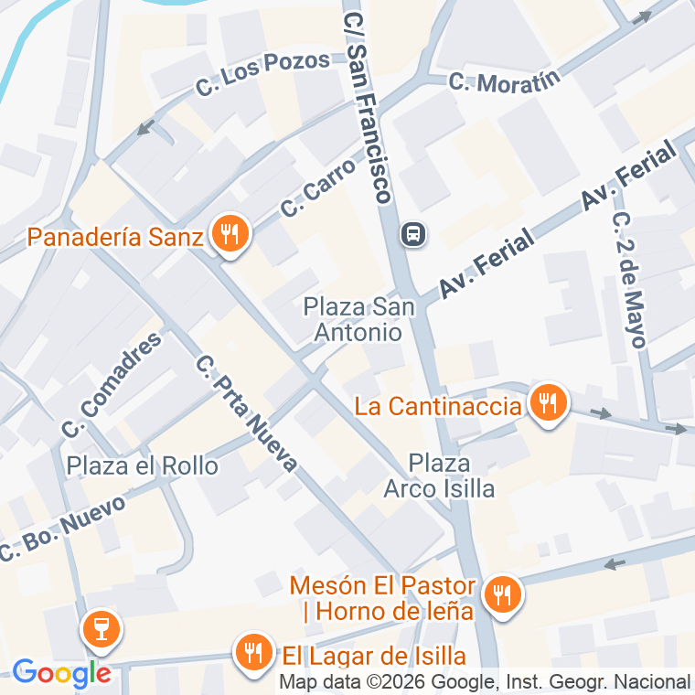 Código postal de Plaza San Antonio en Aranda de Duero