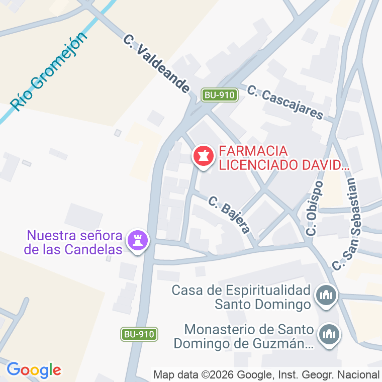Código postal de Calle Santo Tomas de Aquino en Caleruega