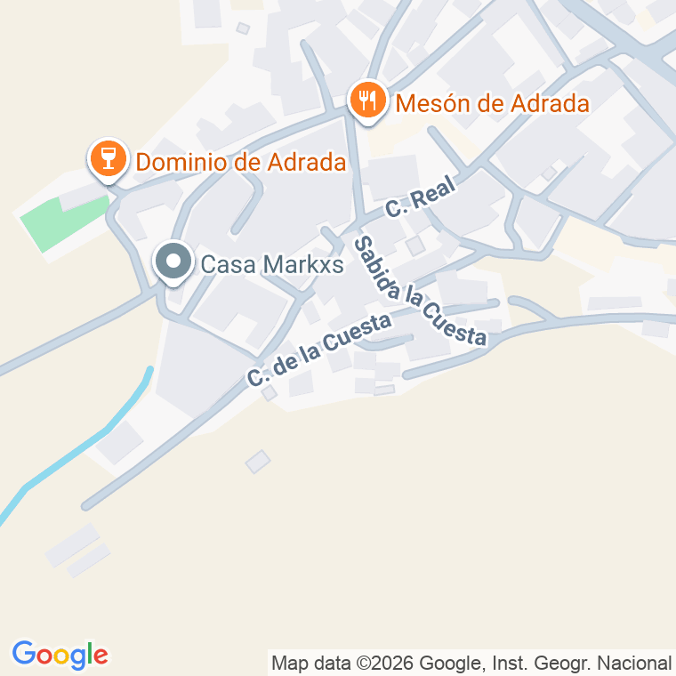 Código postal de Calle Cuesta en Adrada de Haza
