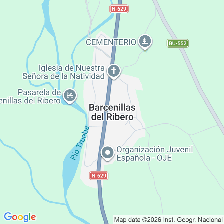 Código postal de Calle bajo Cierros en Barcenillas del Rivero
