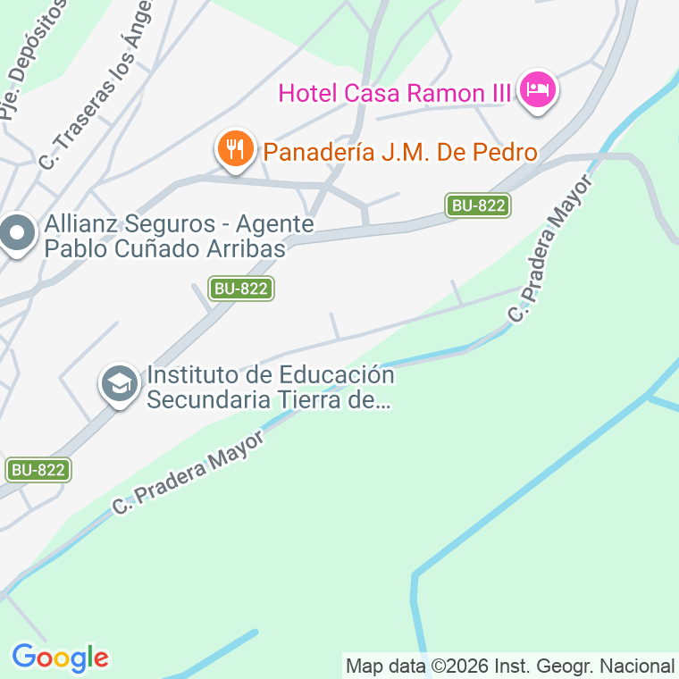 Código postal de Cmno Fabricas en Quintanar de la Sierra