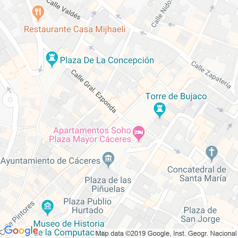 Código Postal calle Alferez Provisional, plaza en Cáceres