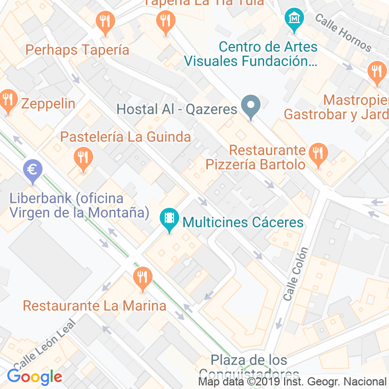 Código Postal calle Diego Maria Crehuet en Cáceres