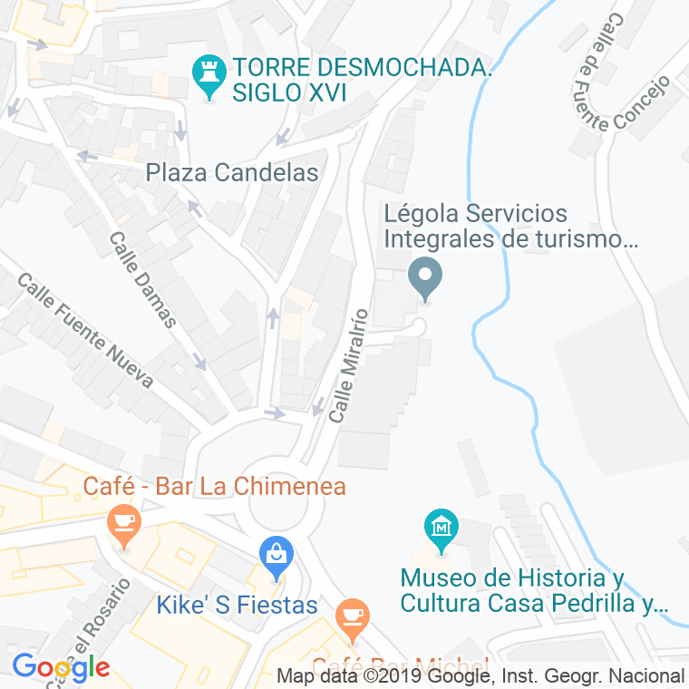 Código Postal calle Mira Al Rio en Cáceres