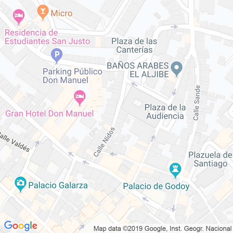 Código Postal calle Nidos en Cáceres