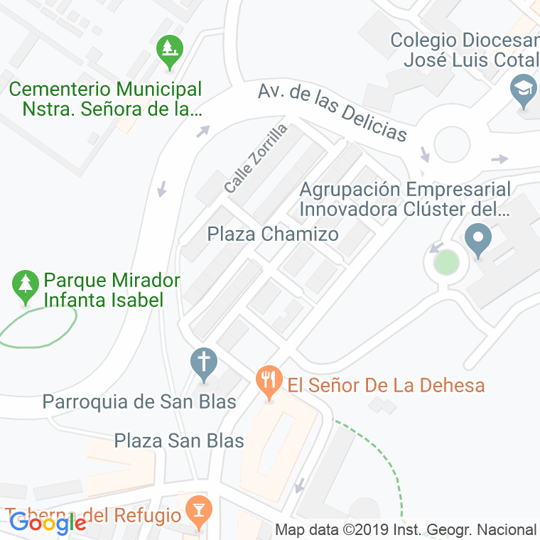 Código Postal calle Calderon De La Barca en Cáceres