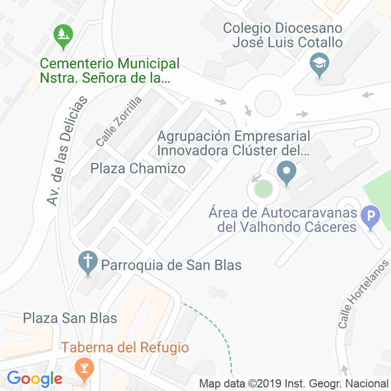 Código Postal calle Lope De Vega en Cáceres