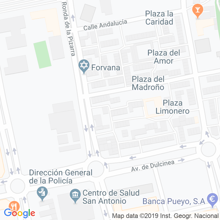 Código Postal calle Alamo en Cáceres
