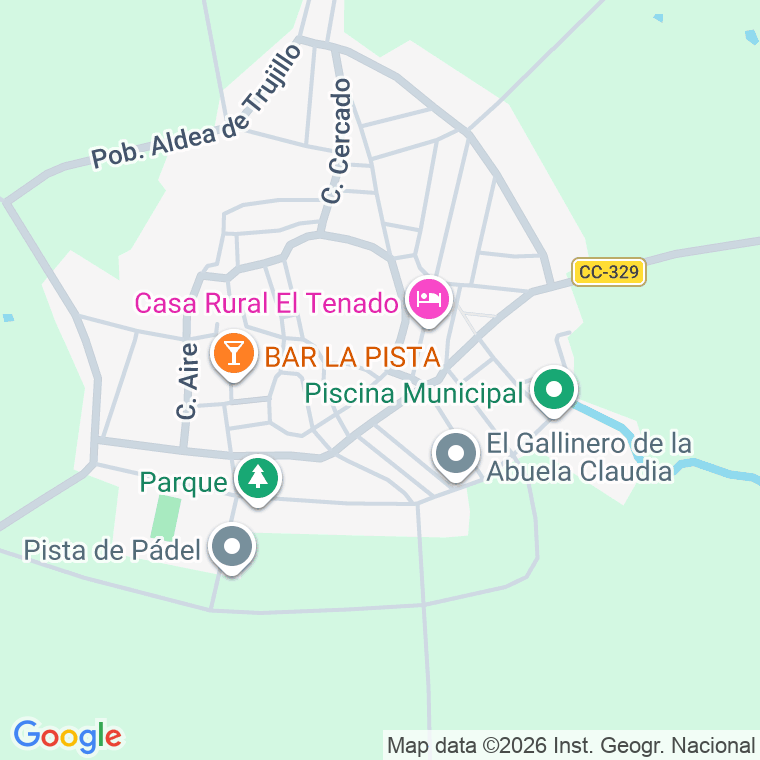 Código postal de Calle Muñoz Torrero en Aldea del Obispo (la)