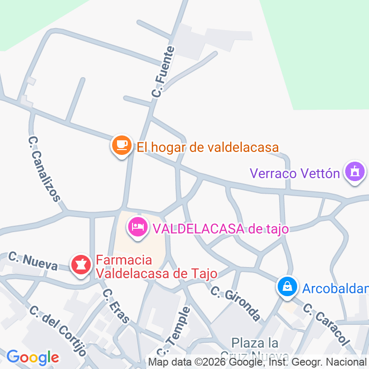 Código postal de Trva Pizarro 2 en Valdelacasa de Tajo