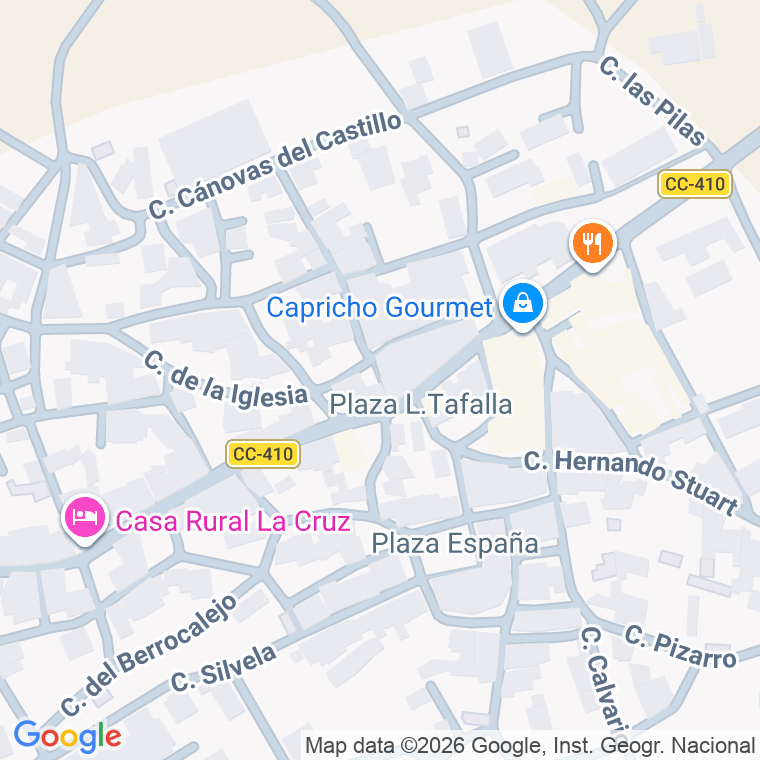 Código postal de Plaza Domingo Carbonero en Gordo (el)