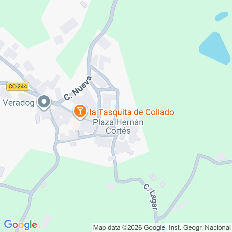 Código postal de Plaza Hernan Cortes Traseras en Collado de la Vera
