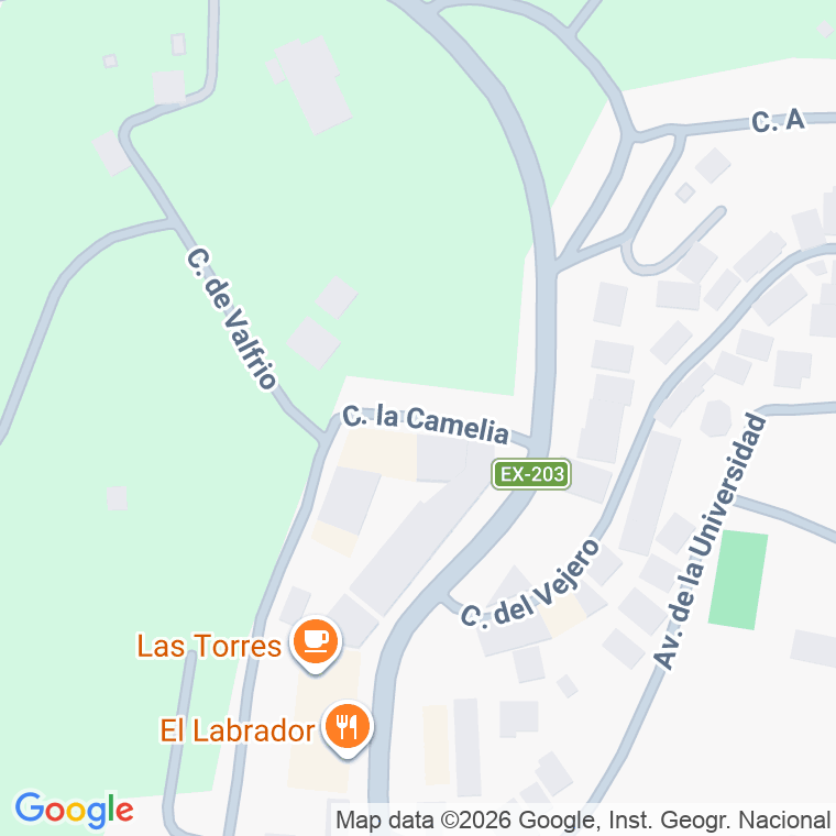 Código postal de Calle la Camelia en Jarandilla de la Vera