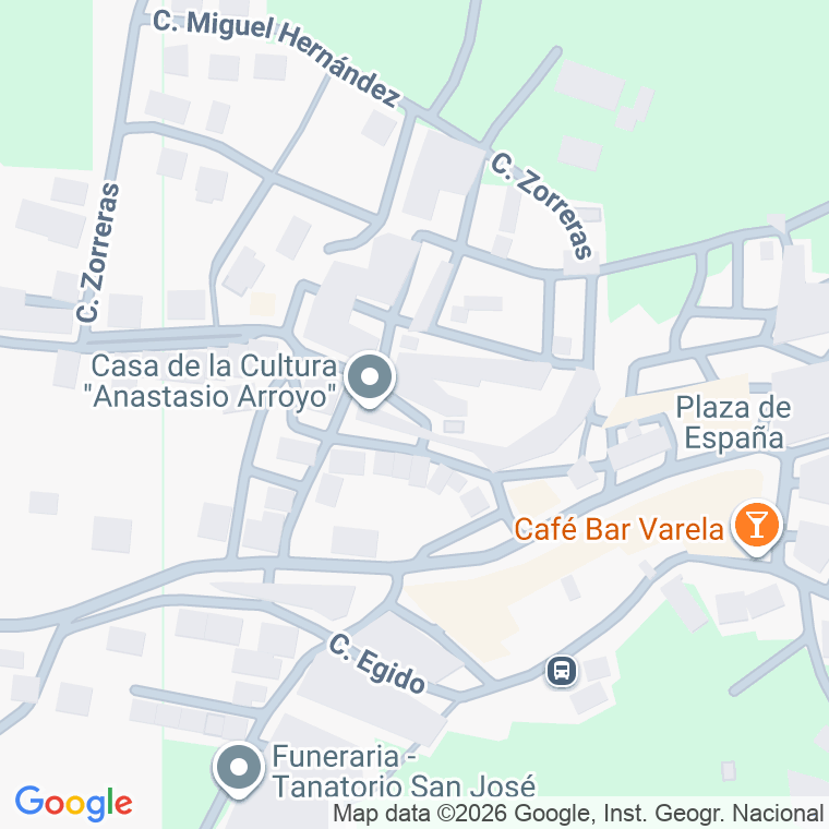 Código postal de Calle Gabriel y Galan en Talaveruela de la Vera