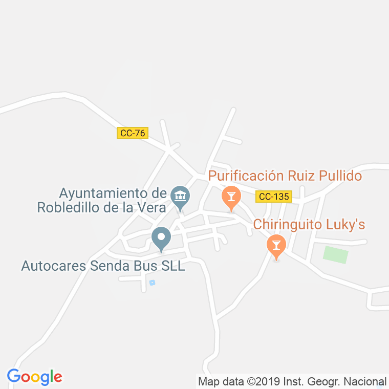 Código Postal de Robledillo De La Vera en Cáceres