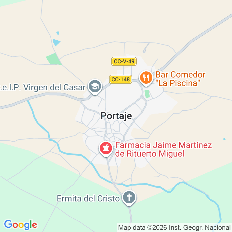 Código postal de Trva del Santo en Portaje