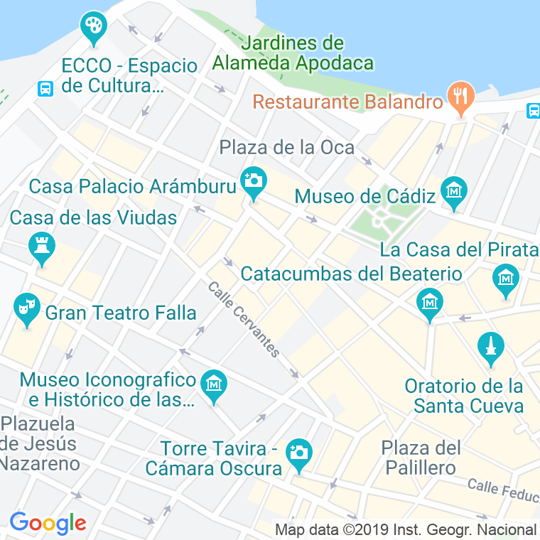 Código Postal calle San Antonio, plaza (Impares Del 5 Al 11)  (Pares Del 6 Al 10) en Cádiz