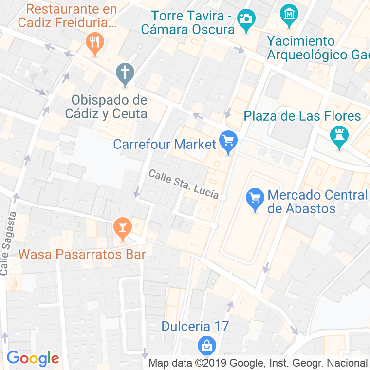 Código Postal calle Fonte en Cádiz
