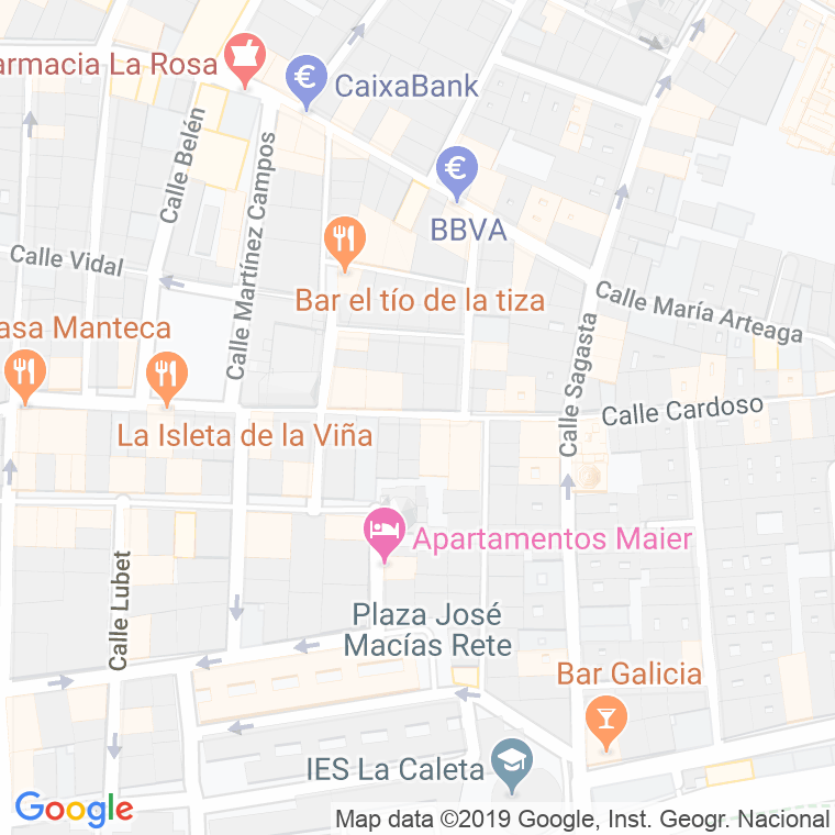 Código Postal calle Jose Cubiles en Cádiz