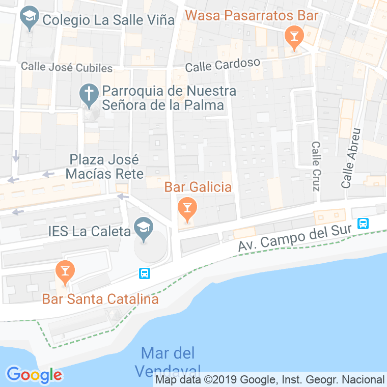 Código Postal calle Sargento Daponte en Cádiz