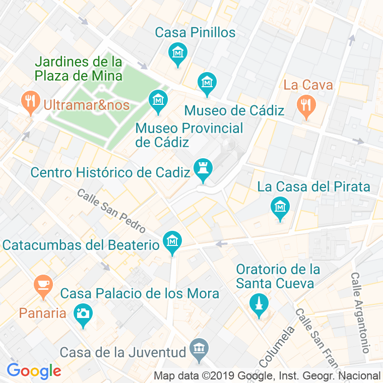 Código Postal calle San Francisco, plaza (Impares Del 1 Al Final)  (Pares Del 2 Al Final) en Cádiz