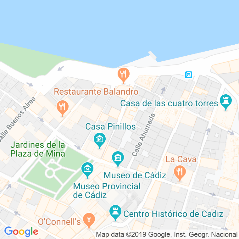 Código Postal calle Santiago Terry en Cádiz