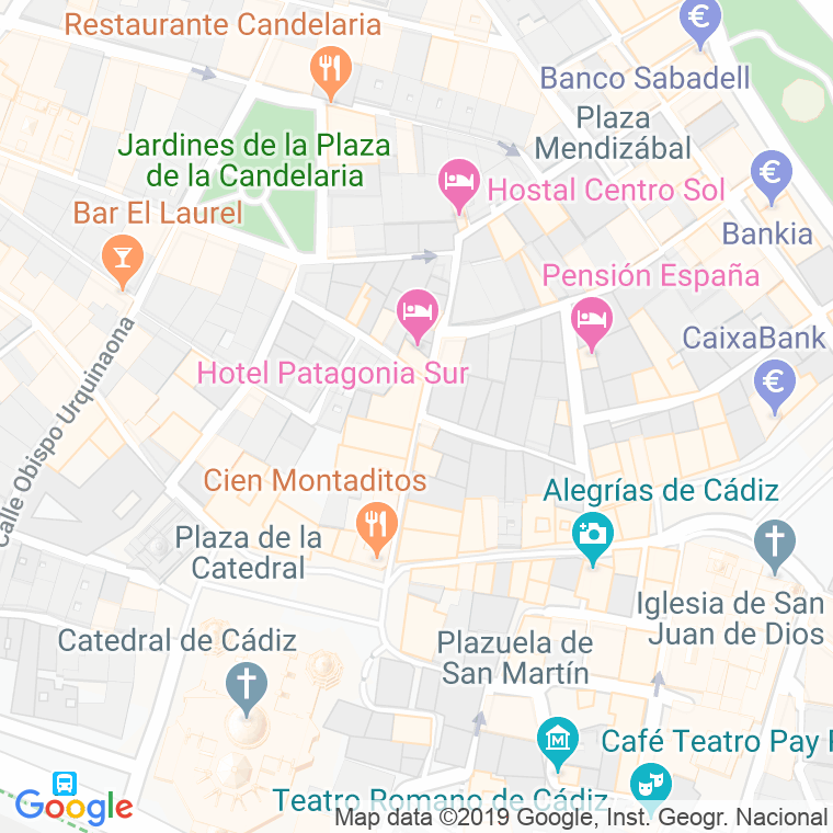 Código Postal calle Cobos en Cádiz