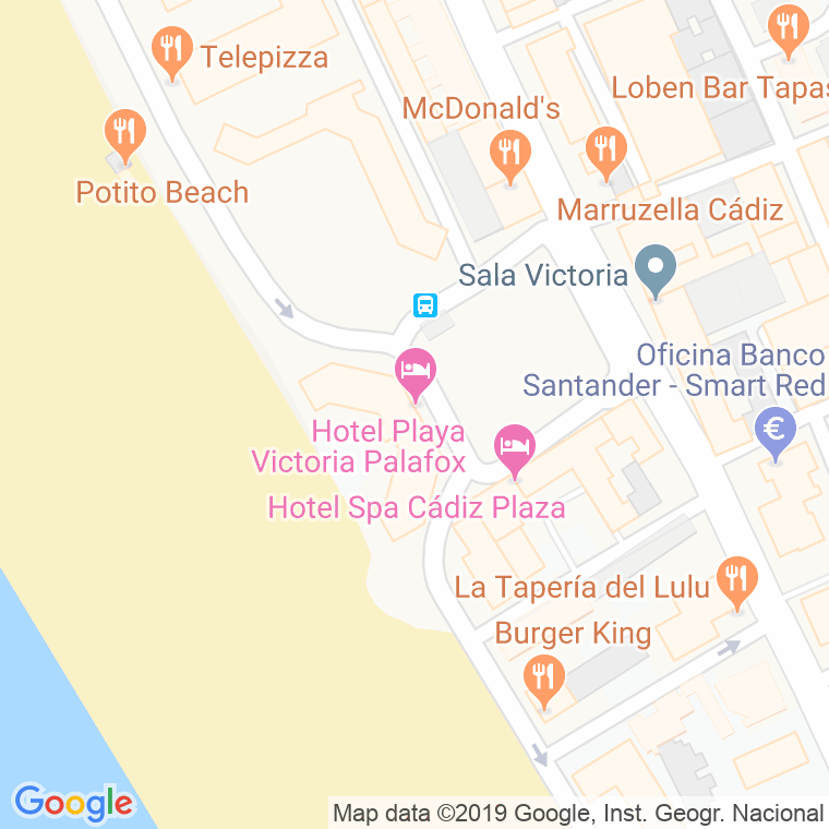 Código Postal calle Duque De La Victoria en Cádiz