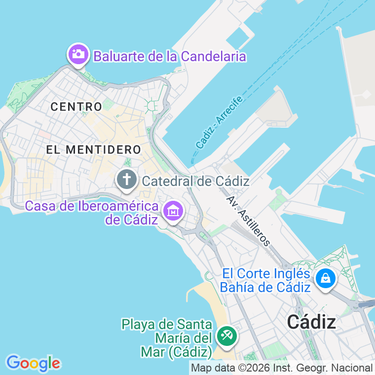 Código postal de Almirante Pez en Cádiz