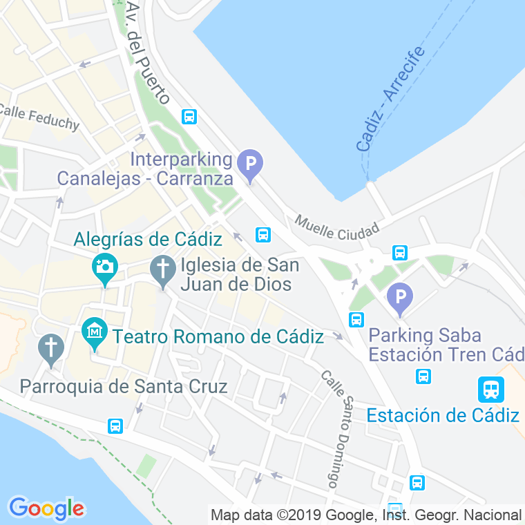 Código Postal calle Lazaro Dou en Cádiz