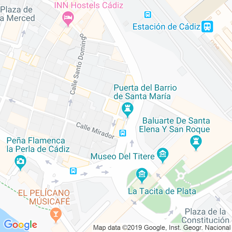 Código Postal calle Rutilio en Cádiz