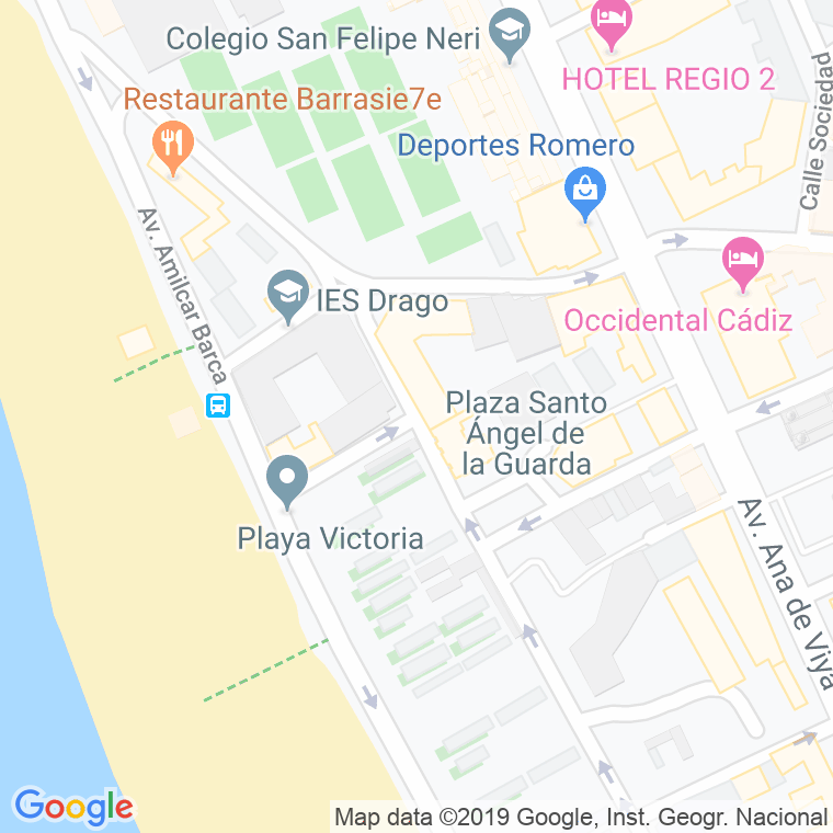 Código Postal calle Cielo en Cádiz