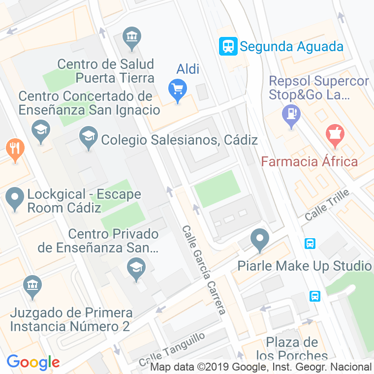 Código Postal calle Alegria, De La en Cádiz