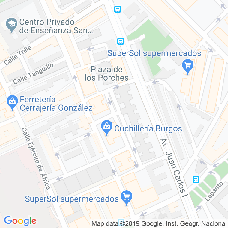 Código Postal calle Salvador Del Mundo en Cádiz