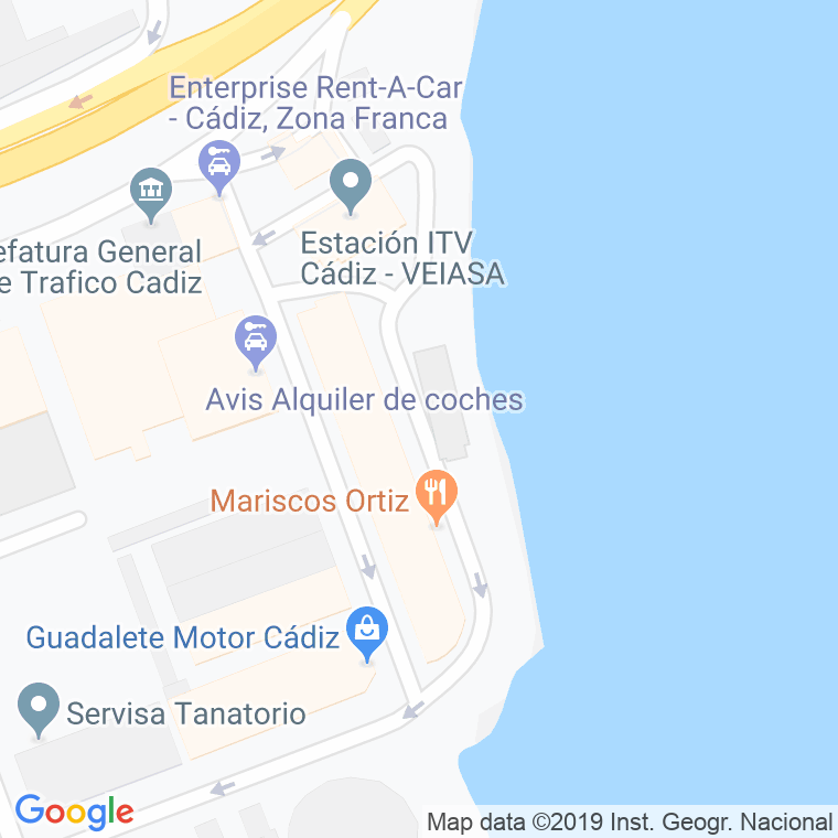 Código Postal calle Alcala De Los Gazules en Cádiz