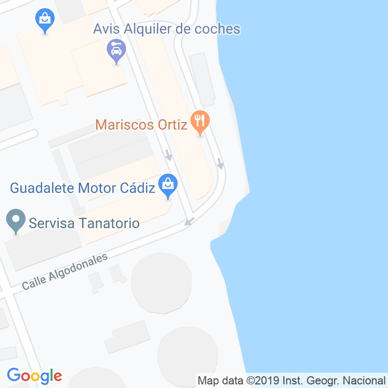Código Postal calle Parque Empresarial De Levante en Cádiz