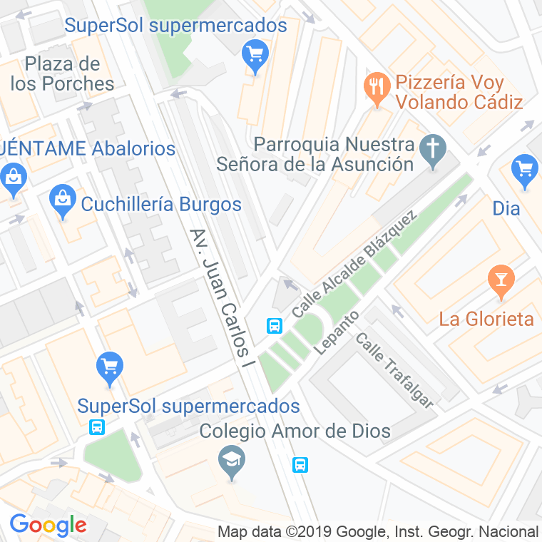 Código Postal calle Almuñecar en Cádiz