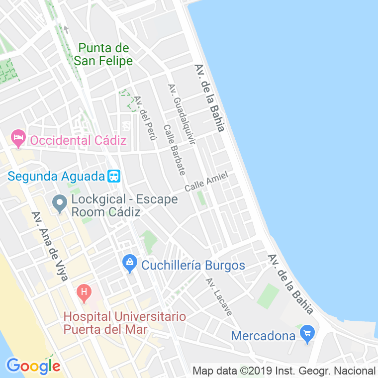 Código Postal calle Barbate en Cádiz